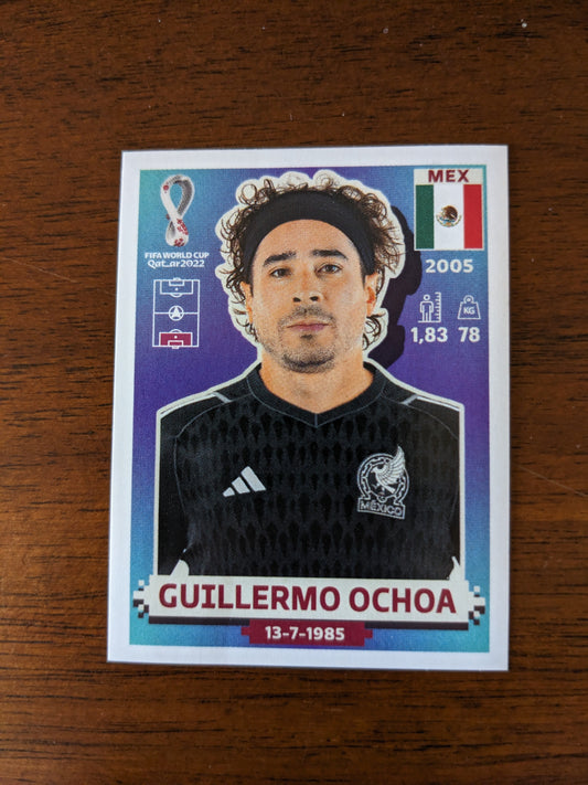 2022 Panini World Cup Qatar Stickers - Mexico - MEX3 MEX4 MEX5 MEX7 MEX9 MEX16 MEX17