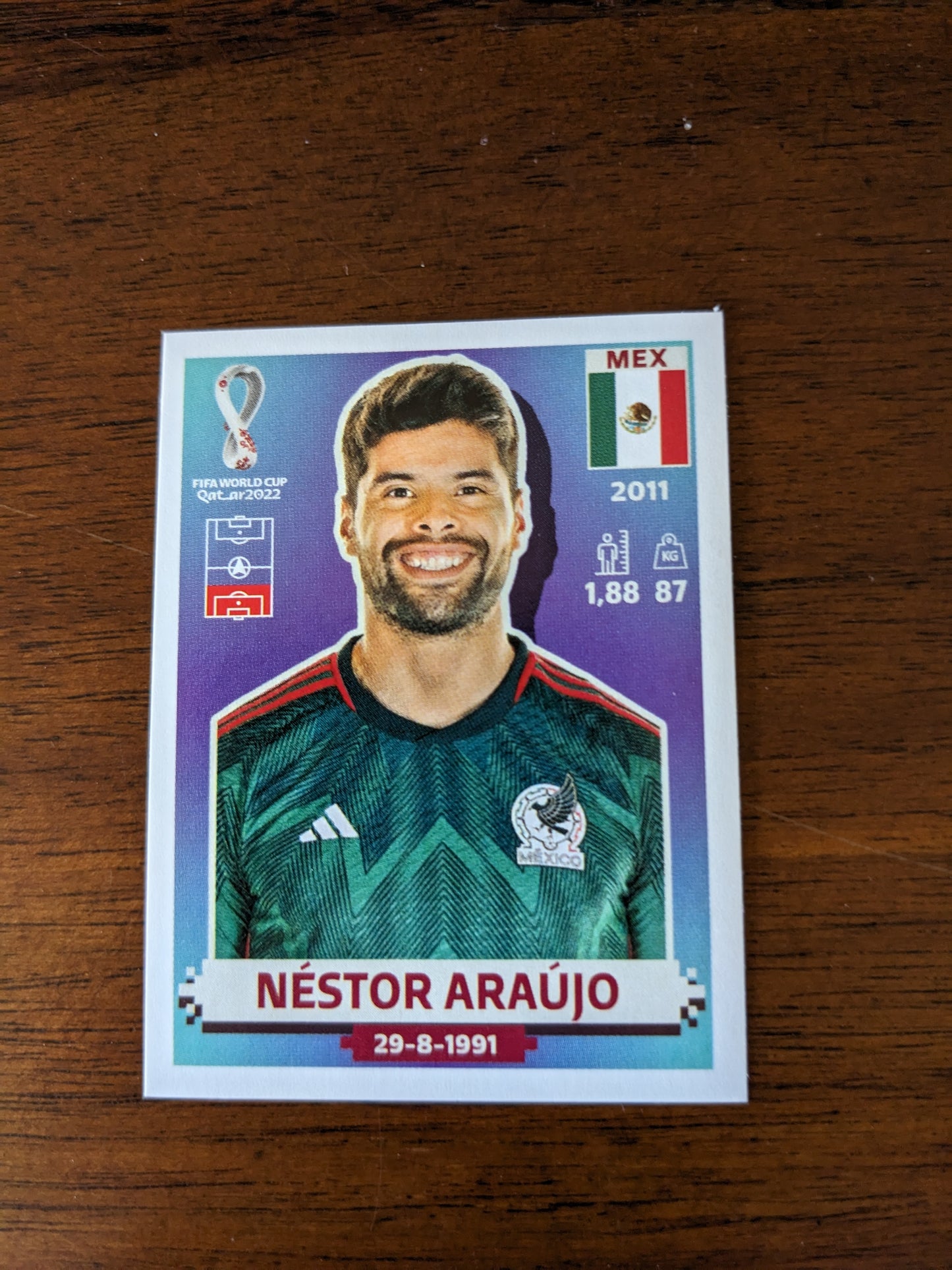 2022 Panini World Cup Qatar Stickers - Mexico - MEX3 MEX4 MEX5 MEX7 MEX9 MEX16 MEX17