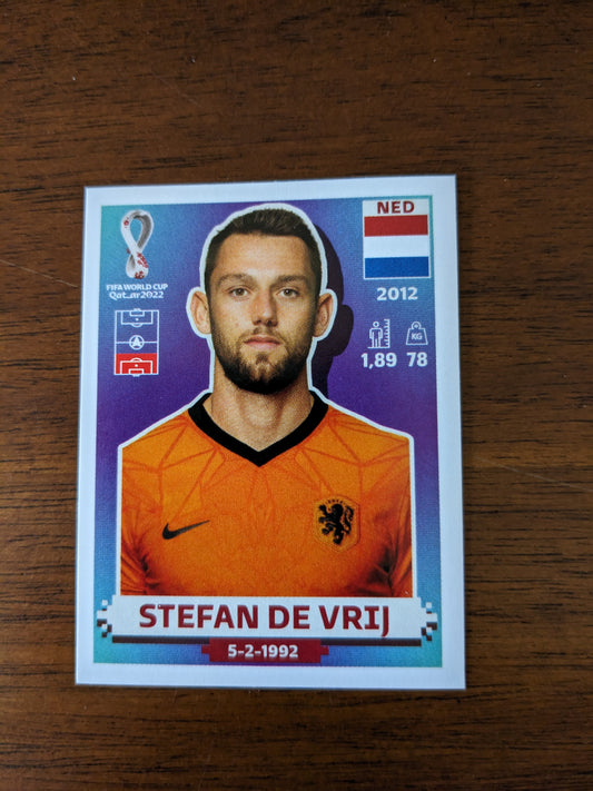 2022 Panini World Cup Qatar Stickers - Netherlands - NED7