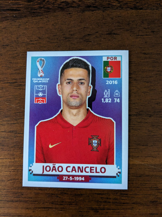 2022 Panini World Cup Qatar Stickers - Portugal - POR5 POR8