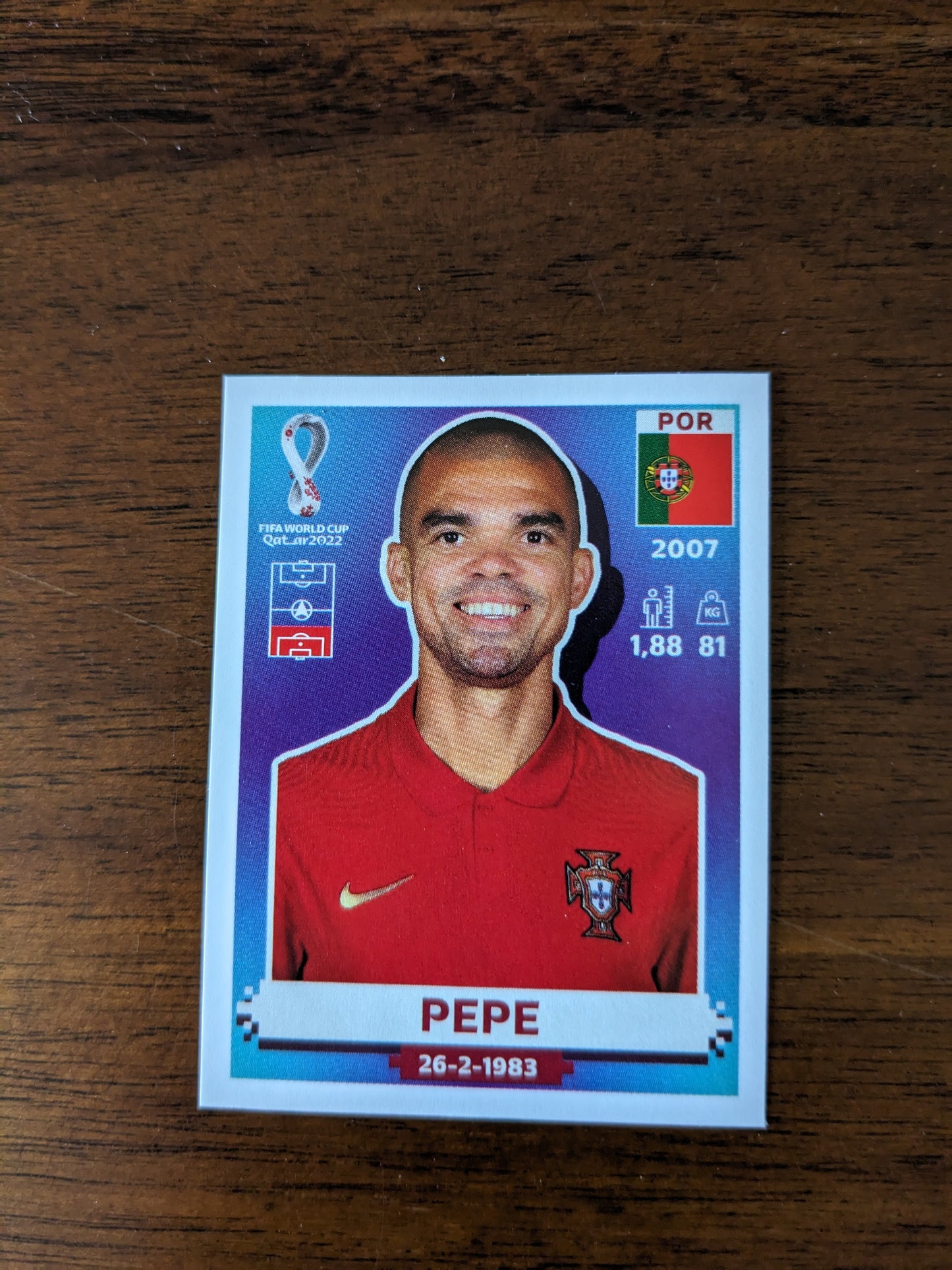 2022 Panini World Cup Qatar Stickers - Portugal - POR5 POR8