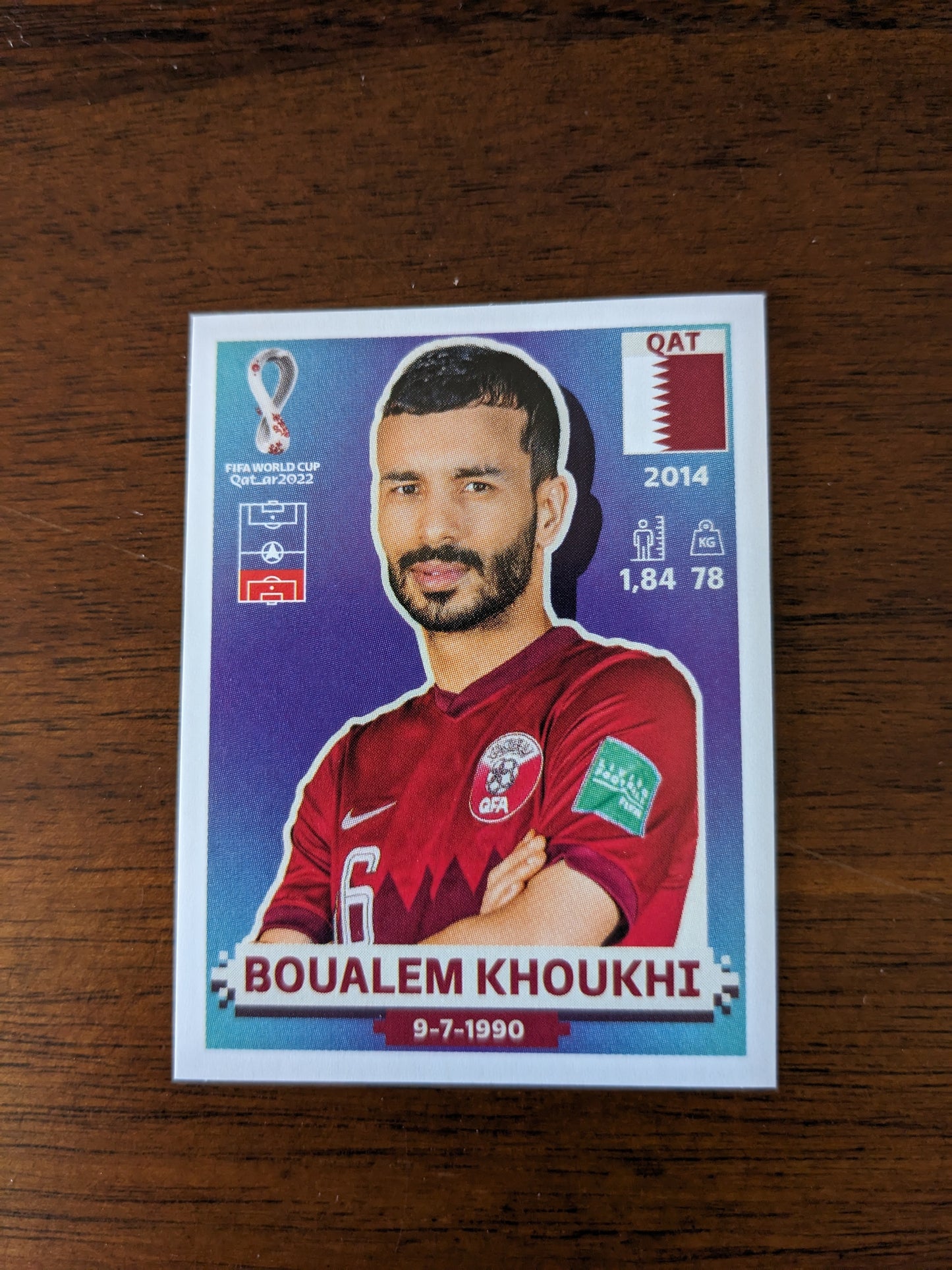 2022 Panini World Cup Qatar Stickers - Qatar - QAT2 QAT7 QAT9 QAT10 QAT11 QAT12 QAT13 QAT19