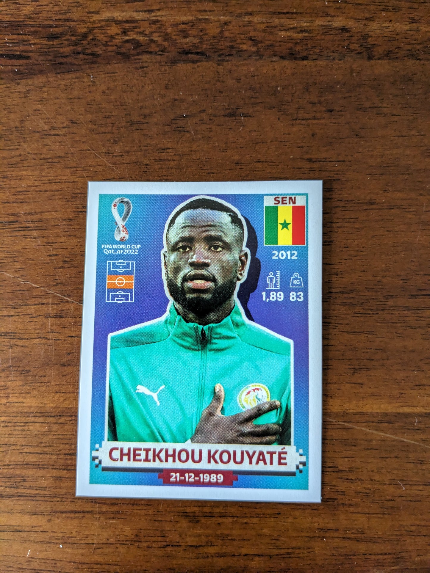 2022 Panini World Cup Qatar Stickers - Senegal - SEN1 SEN13 SEN14 SEN19