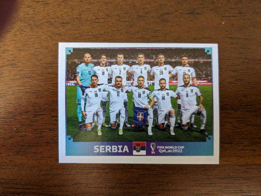2022 Panini World Cup Qatar Stickers - Serbia - SRB1 SRB3 SRB7 SRB11 SRB12 SRB16