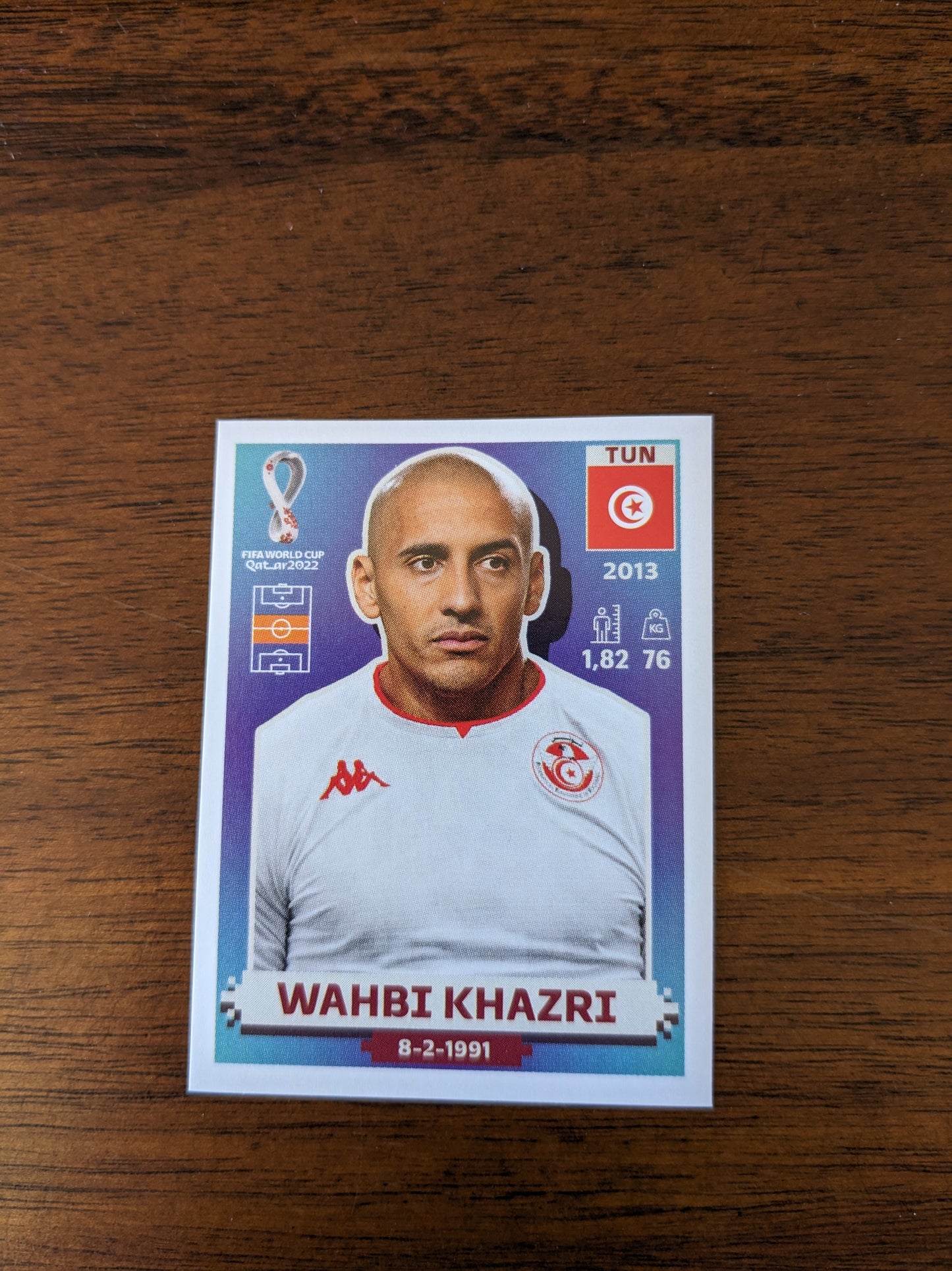 2022 Panini World Cup Qatar Stickers - Tunisia - TUN11 TUN13