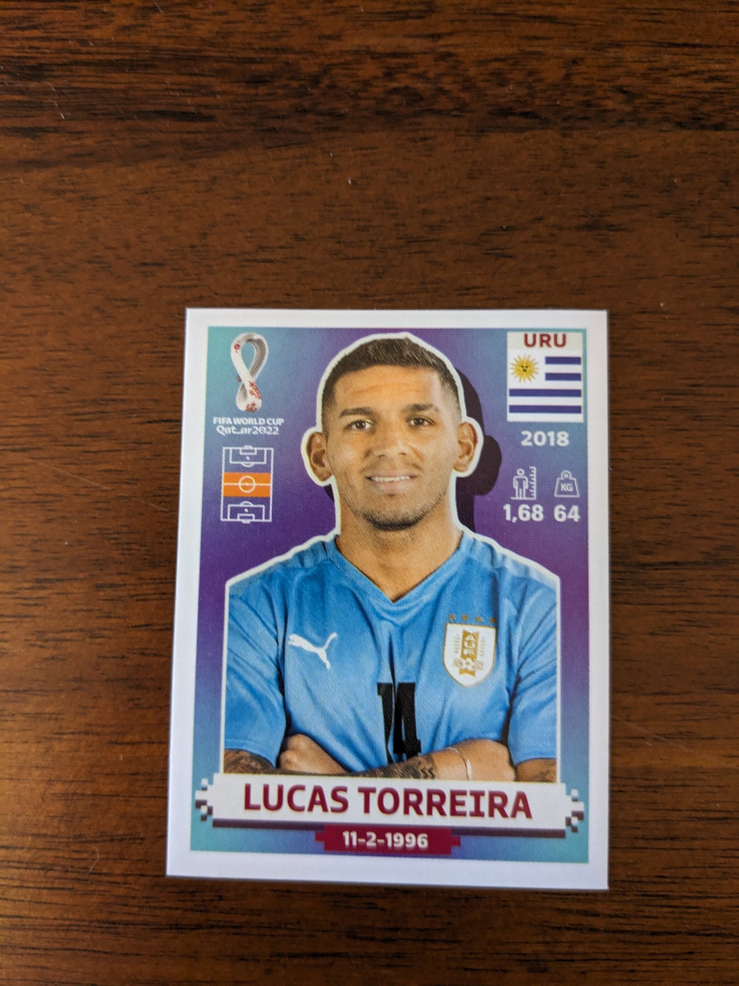 2022 Panini World Cup Qatar Stickers - Uruguay - URU1 URU3 URU6 URU8 URU9 URU11 URU14