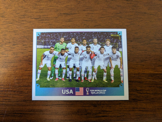 2022 Panini World Cup Qatar Stickers - USA - USA1 USA3 USA6 USA8 USA11 USA12 USA13 USA14 USA15 USA17