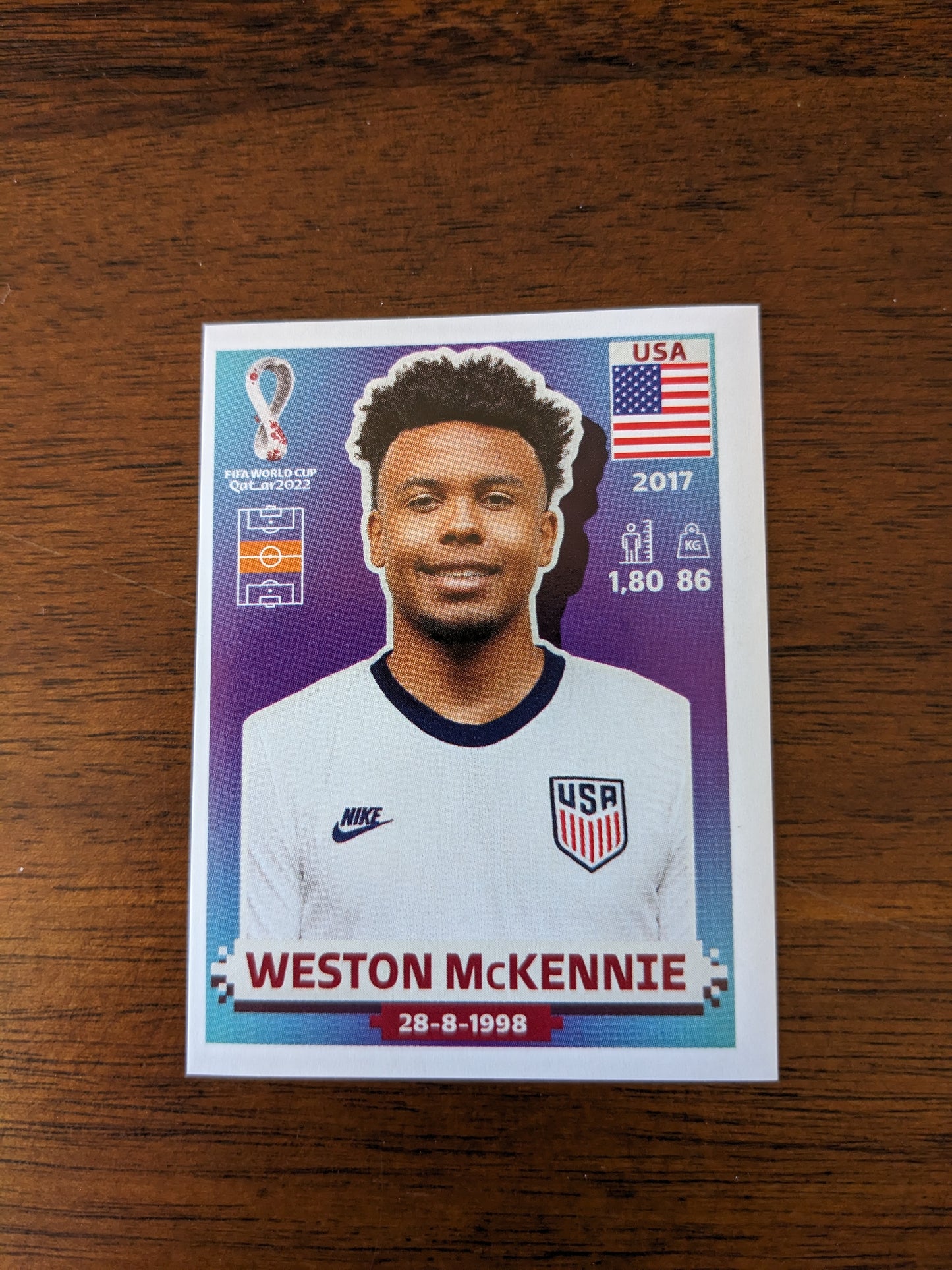 2022 Panini World Cup Qatar Stickers - USA - USA1 USA3 USA6 USA8 USA11 USA12 USA13 USA14 USA15 USA17