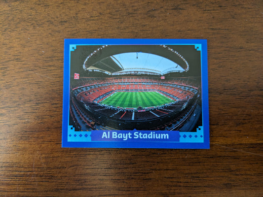 2022 Panini World Cup Qatar Stickers - Parallels Blue - Al Bayt Stadium - FWC15