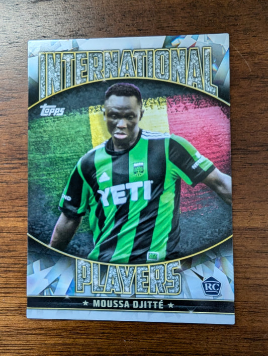 Moussa Djitte - Austin FC - Topps Major League Soccer - #IP-11 - International Players