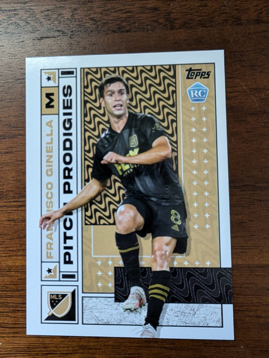 Francisco Ginella - LAFC - Topps Major League Soccer - #28 - Rookie - Pitch Prodigies
