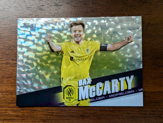 Dax McCarty - Nashville SC - Topps Major League Soccer - #176- Icy White Foil