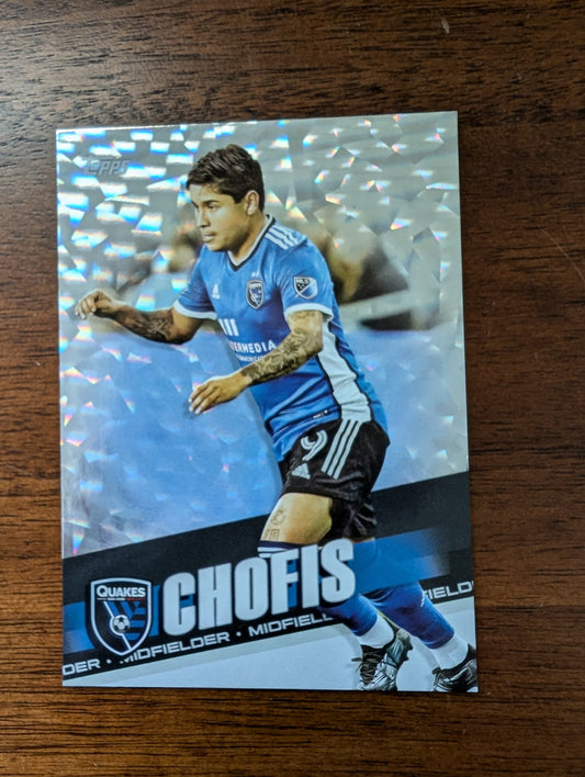 Chofis - San Jose Earthquakes - Topps Major League Soccer - #188- Icy White Foil