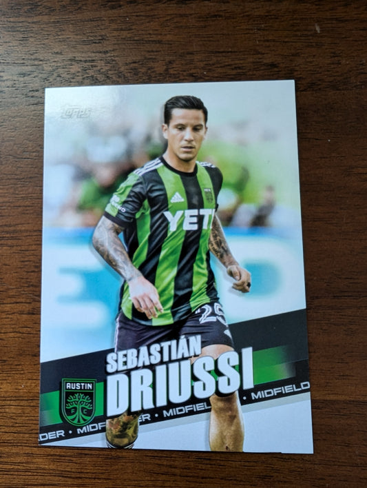 Sebastian Driussi - Austin FC - Topps Major League Soccer - #193