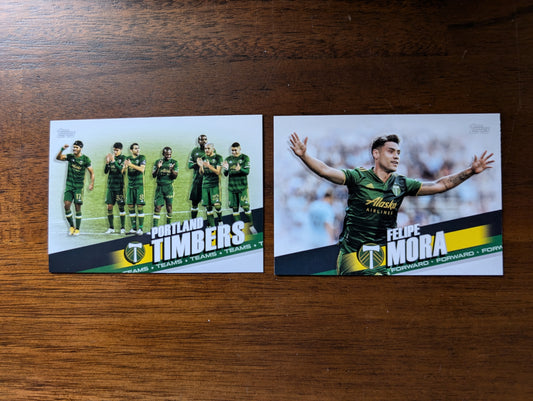 2022 MLS Base Portland Timbers #37 + #186