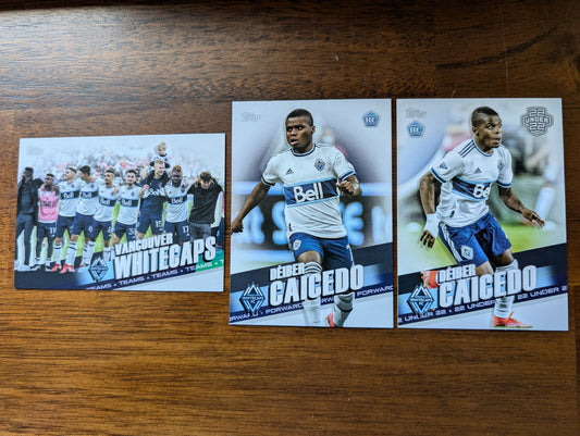 2022 MLS Base Vancouver Whitecaps #89 + #133 + #169