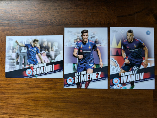 2022 MLS Base Chicago Fire #23 + #82 + #155