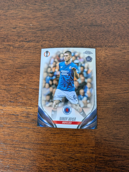 Bailey Rice - Rangers F.C. - Topps Chrome - #2 - Rookie