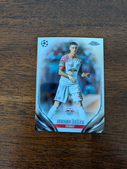 Benjamin Sesko - RB Leipzig - Topps Chrome - #46